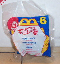1996 Mcdonalds Happy Meal Toy Hot Wheels #6 Tow Truck MIP - £11.37 GBP
