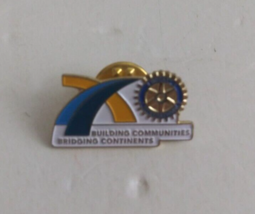Vintage Rotary International Building Communities Bridging Continents Ha... - $7.28