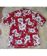 mens shirt 2xl hawaiian shirt blue hawaii button front nwot - $24.35 CAD