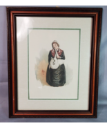 Mrs. Bardell from the Pickwick Papers Charles Dickens Framed Print KYD 1... - £26.43 GBP