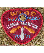 WIBC Bowling VTG 1970 70/71 League Champion Patch Minneapolis Pin High A... - £10.08 GBP