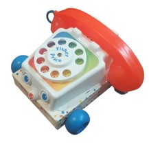 Vintage 1985 Fisher Price Chatter Pull Toy Telephone Nostalgic Kids Toy - £18.67 GBP