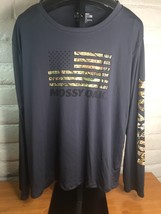 Men&#39;s Mossy Oak Long Sleeve T-Shirt Grayish Blue - Size 2XL - New withou... - £21.59 GBP