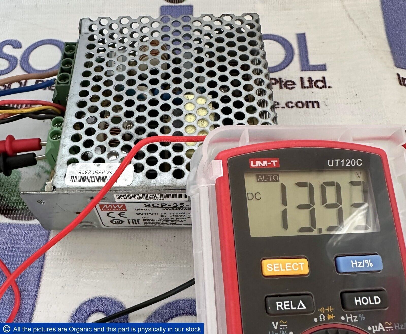 MW Mean Well SCP-35-12 AC-DC Switching Power Supply 35.9W 0.75A Enclosed... - $225.00