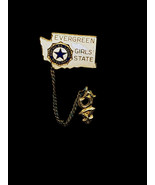 Vintage 1954 Evergreen Girls State Pin American Legion Auxiliary Washing... - $485.69 MXN