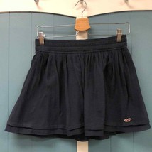 Juniors Sz L Hollister Navy Blue Flippy Twirly Mini Skirt ~ Euc - £14.62 GBP