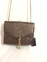 Street Level Flap Tassel Metallic Crossbody MP601 - $23.99