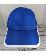 B Active Blue White Hat Ball Cap Biking Golf Activewear  - £15.52 GBP