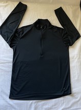 REI Men&#39;s Black Half Zip Long Sleeve Sweatshirt Size M - e002 - $6.93