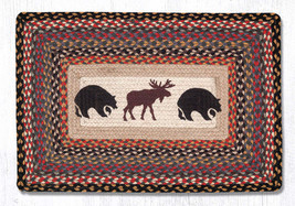 Earth Rugs PP-43 Bear Moose Oblong Patch 20&quot; x 30&quot; - £38.75 GBP
