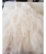 Tiered Tea-Length Tulle Dress DAVID&#39;S BRIDAL  WG1253 Size 8  - $924.40 MXN