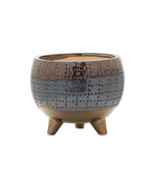 6&quot; Blue Clay Round Pot Planter - $2,953.22 MXN