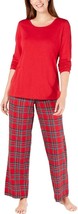 Family PJs Womens Christmas Holiday Pajama Top Red S &quot;TOP ONLY&quot; - £7.93 GBP