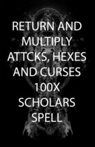 100X 7 Scholars Multiply &amp; Return Attacks, Hexes Curses Work Magick Ring Pendant - £78.45 GBP