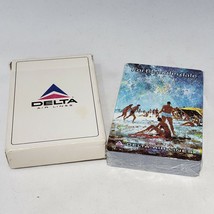 Vintage Delta Airlines Fort Lauderdale Playing Cards Open Box Cards Sealed USA - £9.37 GBP