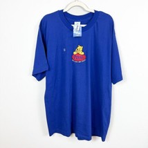 Vintage Disney Store Pooh Oh Fluff And Stuff Blue T Shirt Size Xl New! - £21.09 GBP