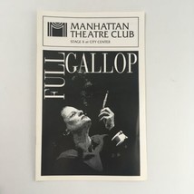 1997 Manhattan Theatre Club Stage II &#39;Full Gallop&#39; Mark Hampton, Mary Wi... - £14.94 GBP