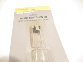 RADIO SHACK 272-409- SLIDE SWITCH- OPENED PACKAGE  - NEW- M65 - £1.42 GBP