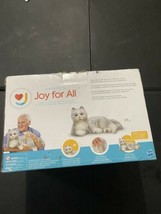 JOY FOR ALL Silver Cat White Mitts Interactive Companion Realistic Lifelike Toy - £60.57 GBP