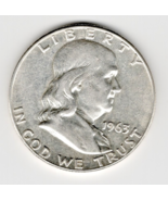 1963-D Franklin Circulated Silver Half Dollar 90% Silver - $42.75