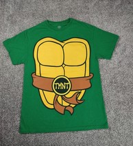 Teenage Mutant Ninja Turtle Shirt Adult Medium Green Shell TMNT Nickelodeon 2013 - £6.29 GBP