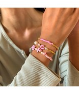 Trend Y2k Jewelry Bohemian Ethnic Beaded Bracelets Set For Women Fashion... - $17.79