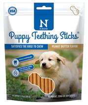 N-Bone Puppy Teething Sticks - Peanut Butter Flavored Dental Chews for T... - £6.96 GBP+