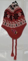 Reebok Team Apparel NFL Licensed Arizona Cardinals Red Tassel Beanie - £14.15 GBP