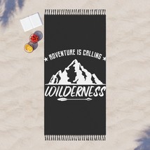 Boho Beach or Boulder Cloth | Wilderness Adventure Print | 100% Polyester | 38x8 - £51.87 GBP