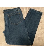 Faded Glory Women&#39;s Straight Dark Wash Jeans Size 16P - £11.76 GBP
