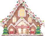 RAZ Imports Kringle Candy Co. 11.5 Gingerbread Lighted Lodge - $99.98