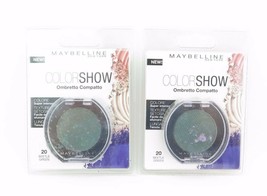 Maybelline ColorShow Compact EyeShadow 20 Beetle Green *Twin Pack* - £7.80 GBP