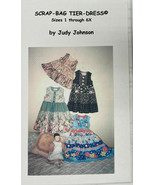 Scrap-Bag Tier-Dresses Sewing Pattern by Judy Johnson - £24.70 GBP