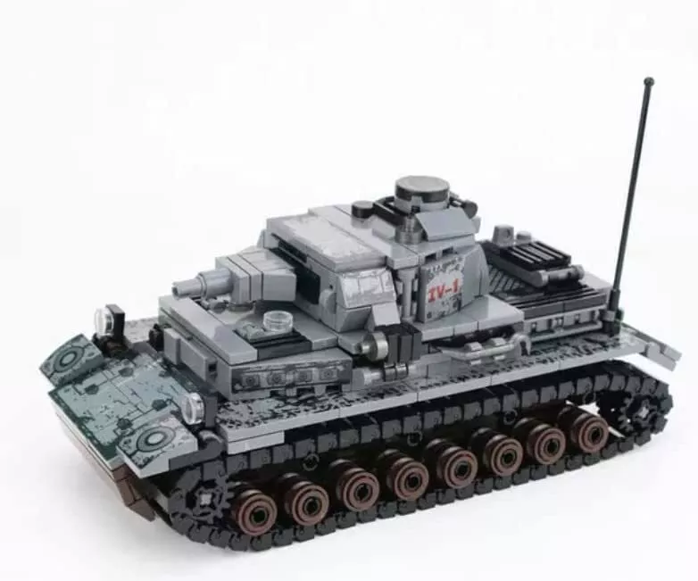 New German Panzer IV Building Blocks - Toy Tank Set - $45.88