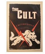The Cult Poster A Return To Wild Commercial - $62.30 CAD