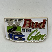 1997 Bud At The Glen Watkins Glen Speedway NY NASCAR Racing Enamel Lapel Hat Pin - £6.35 GBP