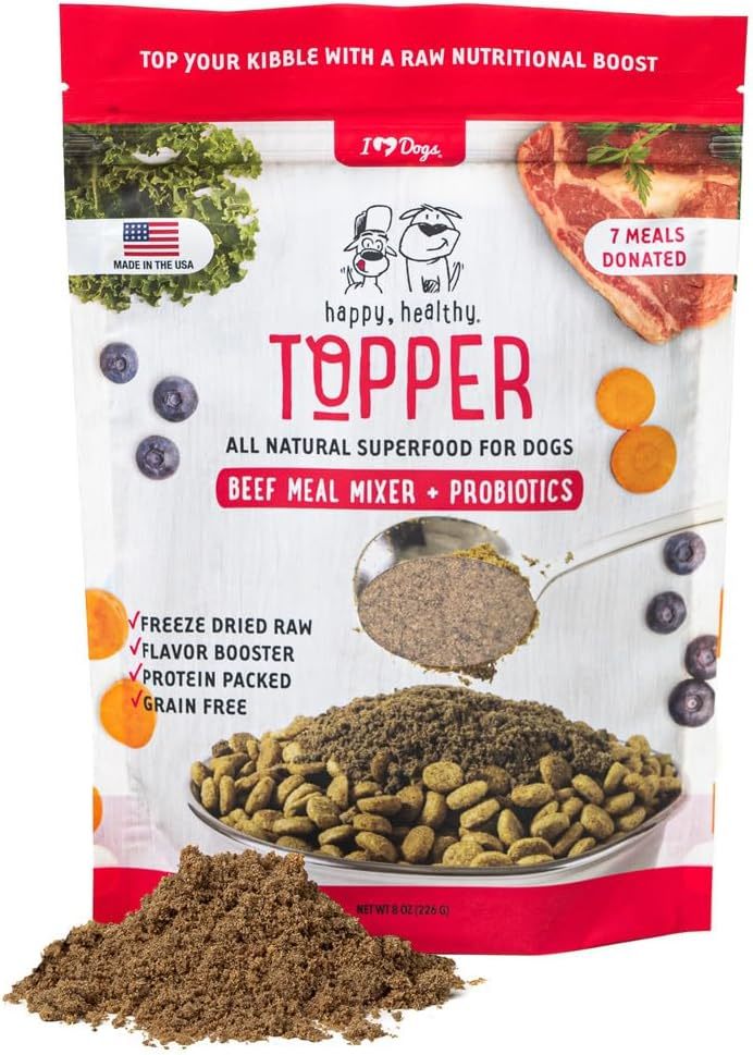 The 8-Ounce Bag Of Iheartdogs Freeze-Dried Raw Dog Food Seasoning Is A - $39.98