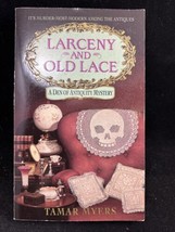 Den of Antiquity Ser.: Larceny and Old Lace by Tamar Myers (1996, Mass M... - £2.49 GBP