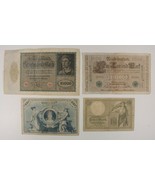 1906-1922 Germany 4-Notes Set 10 Mark to 10000 MARK - $1,002.73 MXN