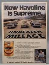 Vintage Magazine Ad Print Design Advertising Havoline Motor Oil - £25.32 GBP