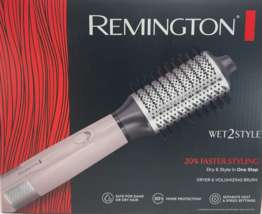 Remington - AS15A10A - Pro Wet2style Oval Dryer &amp; Volumizing Brush - Blush - £47.86 GBP