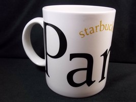 Starbucks coffee City Mug PARIS 2002 16 oz Made in England - £18.48 GBP