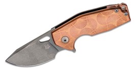 Fox Knives Suru Frame Lock FX-526LE COP Knife CPM 20CV Steel &amp; Copper/Titanium - £248.38 GBP