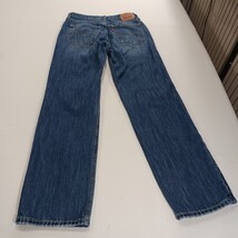 Levis Low Pro Straight Womens Blue Cotton Distressed Denim Jeans Size 26 (27×31) image 15