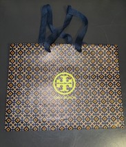 Tory Burch Gift Bag Paper Shopping Bag  Navy Orange Green - $3.95