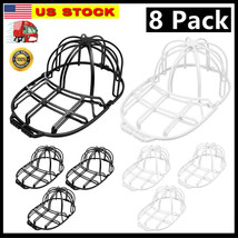 8 Pack of Hat Washer Baseball Cap Cleaner Machine Washing Cage Holder Frame Net - £28.30 GBP