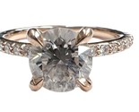 20 Women&#39;s Solitaire ring 14kt Rose Gold 387700 - $399.00