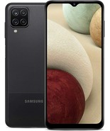 Samsung Galaxy A12 SM-A125U AT&amp;T Unlocked 32GB Black Smartphone Cell Pho... - £154.09 GBP