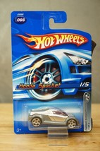 NOS 2005 Hot Wheels 066 Honda Spocket Chrome Burnez Metal Toy Car Mattel - £6.56 GBP
