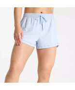 CALIA Women&#39;s Drawstring Step Up Short Pale Blue Size XS Stretch Active - $34.99 CAD